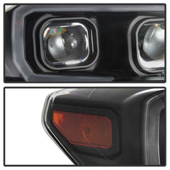 16 - 18 Toyota Tacoma Headlight Set - Black Patch Performance - SPYD9042997