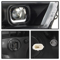 16 - 18 Toyota Tacoma Headlight Set - Black Patch Performance - SPYD9042997