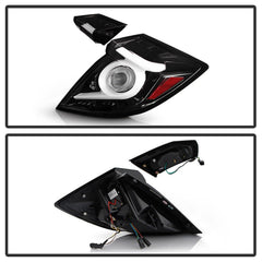 16 - 19 Honda Civic (Hatchback) Tail Light Set - Black Patch Performance - SPYD5088819