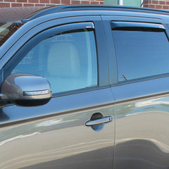 16 - 20 Mitsubishi Outlander Side Window Deflector - N/A - Black Patch Performance - WEST7266483