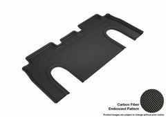 16 - 21 Tesla X Floor Mat Set - Rear - Black Patch Performance - 3DMAL1TL00121509