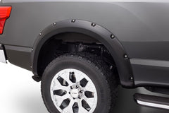 16 - 22 Nissan TITAN XD (Bed Length: 78.7Inch) Fender Flare - Front and Rear - Black Patch Performance - BUSH7090902