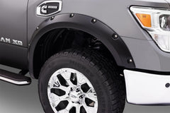16 - 22 Nissan TITAN XD (Bed Length: 78.7Inch) Fender Flare - Front and Rear - Black Patch Performance - BUSH7090902
