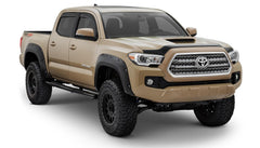 16 - 22 Toyota Tacoma Fender Flare - Front and Rear - Black Patch Performance - BUSH3092202