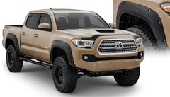 16 - 22 Toyota Tacoma Fender Flare - Front and Rear - Black Patch Performance - BUSH3092202