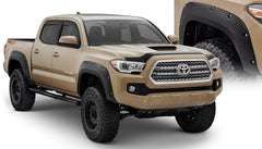 16 - 22 Toyota Tacoma Fender Flare - Front and Rear - Black Patch Performance - BUSH3092202