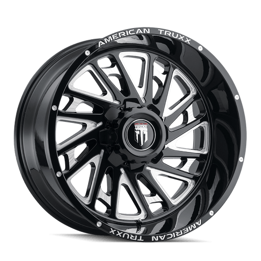 22x12 AMERICAN TRUXX BLADE 6x135 6x5.5 Offset (-44) Center Bore (106.1) Style #AT1905 | AT1905-22237M-44 - AMERICAN TRUXX - Wheel