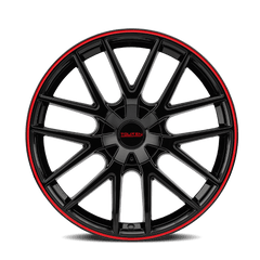 16x7 TOUREN TR60 4x4.25 5x4.25 Offset (42) Center Bore (72.62) Style #3260 | 3260 - 6720BR - Black Patch Performance - TOUR32606720BR