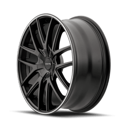 16x7 TOUREN TR60 5x112 5x120 Offset (42) Center Bore (72.62) Style #3260 | 3260 - 6709FMB - Black Patch Performance - TOUR32606709FMB