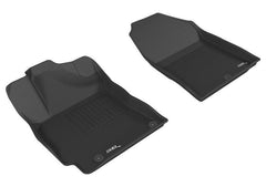 17 - 20 Hyundai Elantra Floor Mat Set - Front - Black Patch Performance - 3DMAL1HY07111509