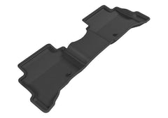 17 - 21 Hyundai Ioniq Floor Mat Set - Rear - Black Patch Performance - 3DMAL1HY07821509