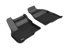 17 - 23 Chevrolet Bolt EV Floor Mat Set - Front - Black Patch Performance - 3DMAL1CH08711509