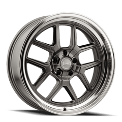17x7 RIDLER 610 5x5 Offset (0) Center Bore (83.82) Style #610 | 610 - 7773G - Black Patch Performance - RIDL6107773G