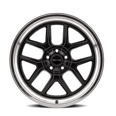 17x7 RIDLER 610 5x5 Offset (0) Center Bore (83.82) Style #610 | 610 - 7773MB - Black Patch Performance - RIDL6107773MB