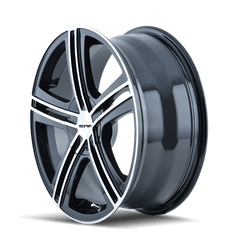 17x7 TOUREN TR62 4x100 4x4.5 Offset (40) Center Bore (67.1) Style #3262 | 3262 - 7701B - Black Patch Performance - TOUR32627701B