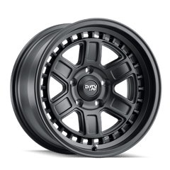 17x8.5 DIRTY LIFE CAGE 6x135 Offset ( - 6) Center Bore (87.1) Style #9308 | 9308 - 7836MB - Black Patch Performance - DIRT93087836MB