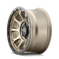 17x8.5 DIRTY LIFE DRIFTER 6x5.5 Offset ( - 6) Center Bore (106) Style #9307 | 9307 - 7883MGD - Black Patch Performance - DIRT93077883MGD