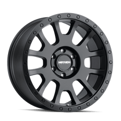17x8.5 MAYHEM SCOUT 6x5.5 Offset ( - 5) Center Bore (106) Style #8302 | 8302 - 7883MB - 5 - Black Patch Performance - MAYH83027883MB5