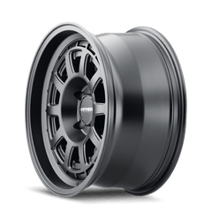 17x8.5 MAYHEM VOYAGER 6x135 Offset (18) Center Bore (87.1) Style #8303 | 8303 - 7836MB18 - Black Patch Performance - MAYH83037836MB18