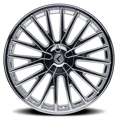 17x8 KRAZE DOUBLE DOWN 5x4.25 5x4.5 Offset (38) Center Bore (73) Style #KR185 | KR185 - 7814C38 - Black Patch Performance - KRAZKR1857814C38