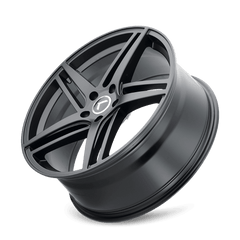 17x8 KRAZE MILANO 5x115 Offset (38) Center Bore (72.62) Style #KR195 | KR195 - 7864B38 - Black Patch Performance - KRAZKR1957864B38