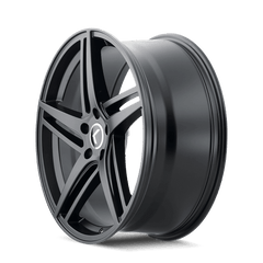 17x8 KRAZE MILANO 5x120 Offset (38) Center Bore (74.1) Style #KR195 | KR195 - 7812B38 - Black Patch Performance - KRAZKR1957812B38