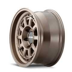 17x8 MAYHEM VOYAGER 5x120 Offset (38) Center Bore (72.56) Style #8303 | 8303 - 7812MZ38 - Black Patch Performance - MAYH83037812MZ38