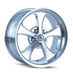 17x8 RIDLER 645 5x4.5 Offset (0) Center Bore (83.82) Style #645 | 645 - 7865C - Black Patch Performance - RIDL6457865C