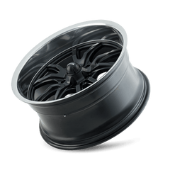 17x8 RIDLER 650 5x4.5 Offset (0) Center Bore (83.82) Style #650 | 650 - 7865MB - Black Patch Performance - RIDL6507865MB