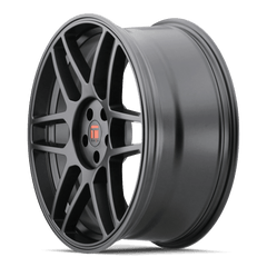 17x8 TOUREN TR74 5x4.5 Offset (40) Center Bore (72.6) Style #3274 | 3274 - 7865MB - Black Patch Performance - TOUR32747865MB