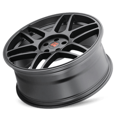 17x8 TOUREN TR74 5x4.5 Offset (40) Center Bore (72.6) Style #3274 | 3274 - 7865MB - Black Patch Performance - TOUR32747865MB