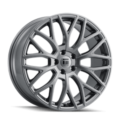 17x8 TOUREN TR76 5x4.25 Offset (35) Center Bore (63.5) Style #3276 | 3276 - 7831G35 - Black Patch Performance - TOUR32767831G35