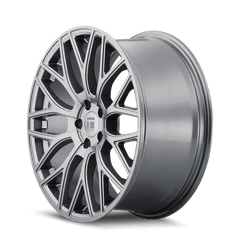 17x8 TOUREN TR76 5x4.25 Offset (35) Center Bore (63.5) Style #3276 | 3276 - 7831G35 - Black Patch Performance - TOUR32767831G35
