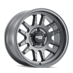 17x9 DIRTY LIFE CANYON 5x5 Offset ( - 12) Center Bore (71.5) Style #9310 | 9310 - 7973MGT12 - Black Patch Performance - DIRT93107973MGT12