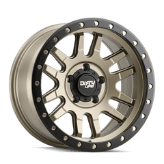 17x9 DIRTY LIFE CANYON PRO 5x150 Offset (0) Center Bore (110) Style #9309 | 9309 - 7950MGD0 - Black Patch Performance - DIRT93097950MGD0