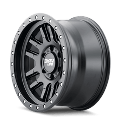 17x9 DIRTY LIFE CANYON PRO 5x5 Offset ( - 12) Center Bore (71.5) Style #9309 | 9309 - 7973MB12 - Black Patch Performance - DIRT93097973MB12