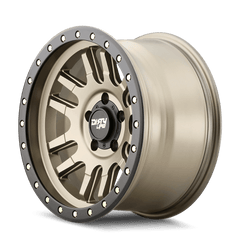17x9 DIRTY LIFE CANYON PRO 6x5.5 Offset (0) Center Bore (106) Style #9309 | 9309 - 7983MGD0 - Black Patch Performance - DIRT93097983MGD0