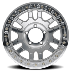 17x9 DIRTY LIFE CANYON RACE 5x5 Offset ( - 12) Center Bore (71.5) Style #9314 | 9314 - 7973M12 - Black Patch Performance - DIRT93147973M12