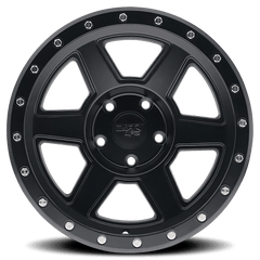 17x9 DIRTY LIFE COMPOUND 5x5 Offset ( - 12) Center Bore (78.1) Style #9315 | 9315 - 7973MB12 - Black Patch Performance - DIRT93157973MB12