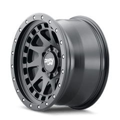 17x9 DIRTY LIFE ENIGMA PRO 6x5.5 Offset ( - 12) Center Bore (106) Style #9311 | 9311 - 7983MB12 - Black Patch Performance - DIRT93117983MB12