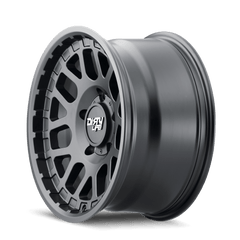 17x9 DIRTY LIFE MESA 6x135 Offset ( - 12) Center Bore (87.1) Style #9306 | 9306 - 7936MB12 - Black Patch Performance - DIRT93067936MB12