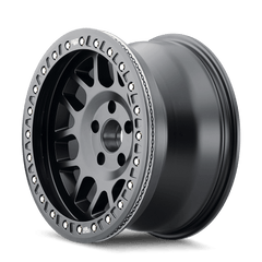 17x9 DIRTY LIFE MESA RACE 8x6.5 Offset ( - 12) Center Bore (130.8) Style #9312 | 9312 - 7981MB12 - Black Patch Performance - DIRT93127981MB12