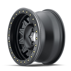 17x9 DIRTY LIFE ROADKILL RACE 6x5.5 Offset ( - 14) Center Bore (106) Style #9302 | 9302 - 7983MB14 - Black Patch Performance - DIRT93027983MB14