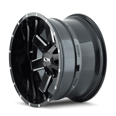 17x9 ION 141 8x170 Offset ( - 12) Center Bore (125.2) Style #141 | 141 - 7970M - Black Patch Performance - ION1417970M