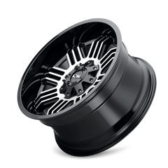 17x9 ION 144 8x170 Offset ( - 12) Center Bore (125.2) Style #144 | 144 - 7970B - Black Patch Performance - ION1447970B