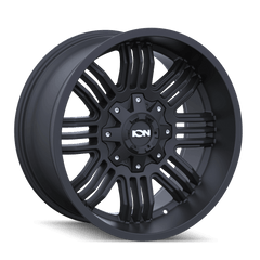 17x9 ION 144 8x170 Offset ( - 12) Center Bore (125.2) Style #144 | 144 - 7970MB - Black Patch Performance - ION1447970MB