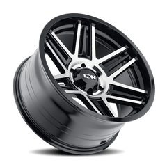 17x9 ION 147 8x170 Offset (0) Center Bore (125.2) Style #147 | 147 - 7970BM0 - Black Patch Performance - ION1477970BM0