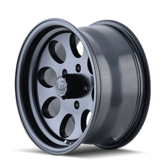 17x9 ION 171 8x6.5 Offset (0) Center Bore (130.8) Style #171 | 171 - 7981MB - Black Patch Performance - ION1717981MB