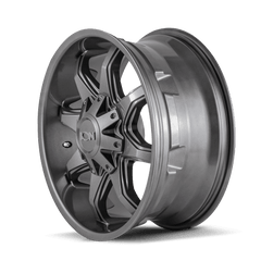 17x9 ION 181 8x6.5 8x170 Offset (18) Center Bore (130.8) Style #181 | 181 - 7976G18 - Black Patch Performance - ION1817976G18