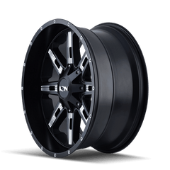 17x9 ION 184 5x5 5x5.5 Offset (18) Center Bore (87) Style #184 | 184 - 7952M18 - Black Patch Performance - ION1847952M18
